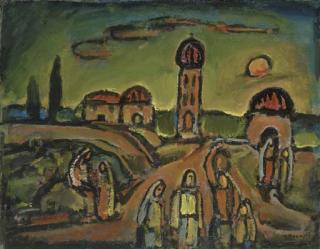Georges Rouault - Paysage Avec Figures