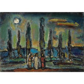 Georges Rouault - Paysage Biblique (Aux Sept Arbres)