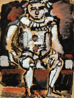 Georges Rouault - Pierrot Assis