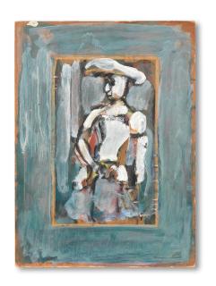 Georges Rouault - Profil de femme au chapeau, 1915