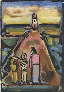 Georges Rouault - Recontre, from Passion (Chapon & Rouault 270b)
