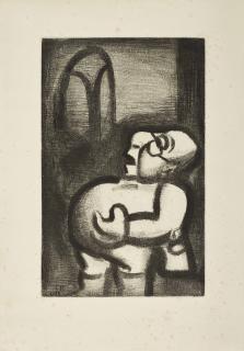 Georges Rouault - Réincarnations du Père Ubu, cinq planches issues de l’ouvrage