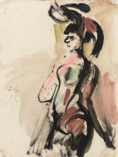 Georges Rouault - Silhouette de femme