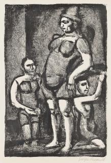 Georges Rouault - Six plates, from Saltimbanques (Chapon/Rouault 319, 322-325)