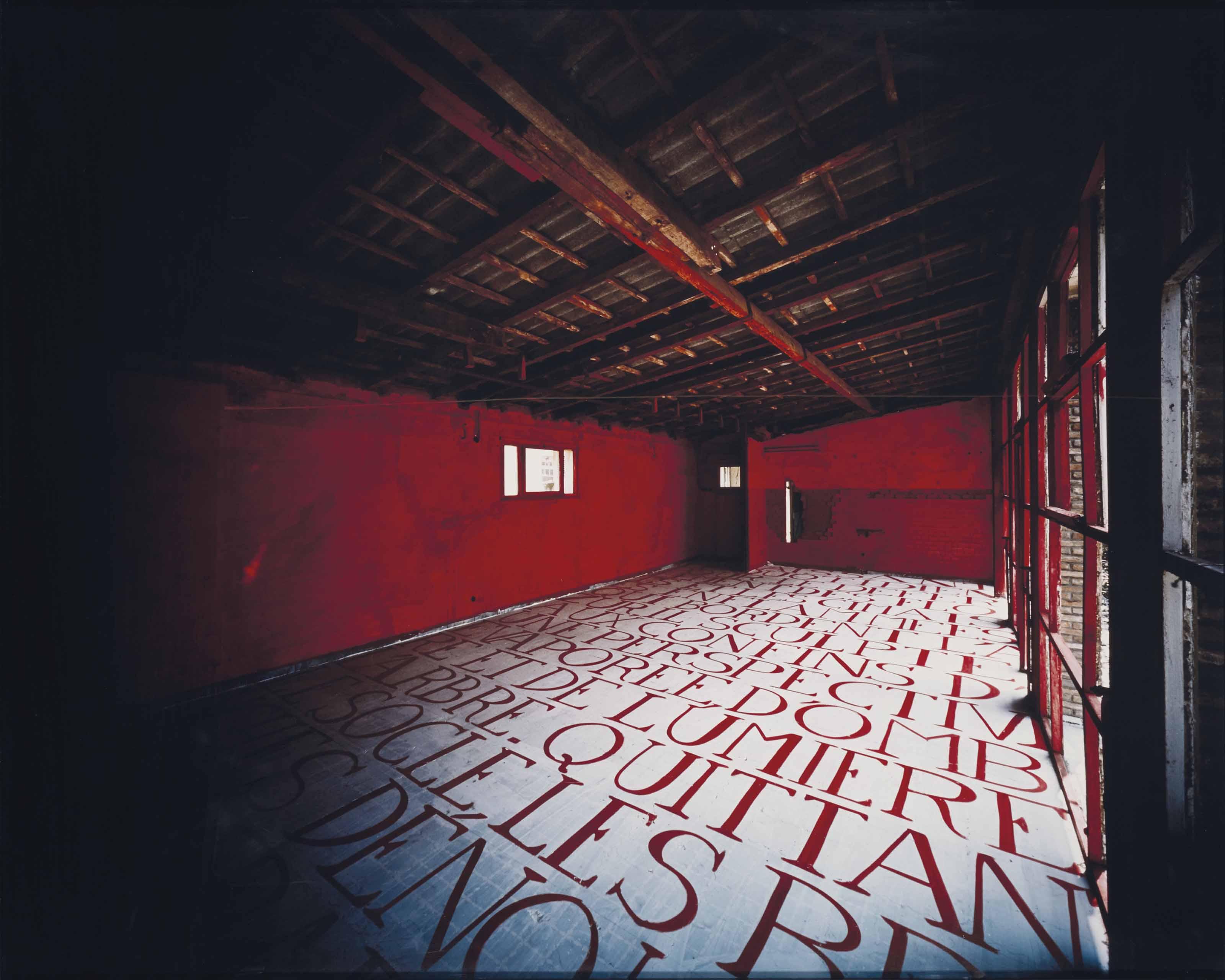 Georges Rousse - Embrasure XI, 1987