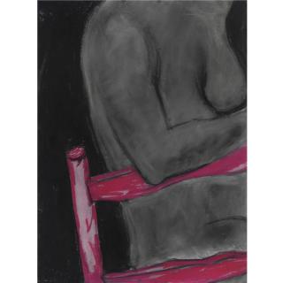 Georges Segal - Girl With Red Chair