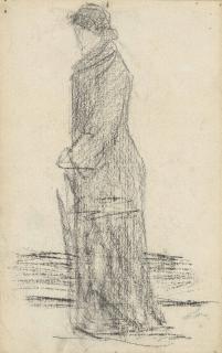 Georges Seurat - Femme au parapluie