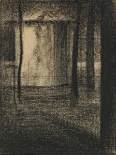 Georges Seurat - Femme debout, la tête nue