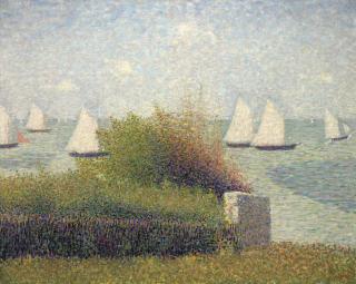 Georges Seurat - La rade de Grandcamp (Le port de Grandcamp)
