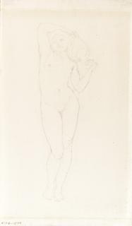 Georges Seurat - La source, d\'aprés Ingres