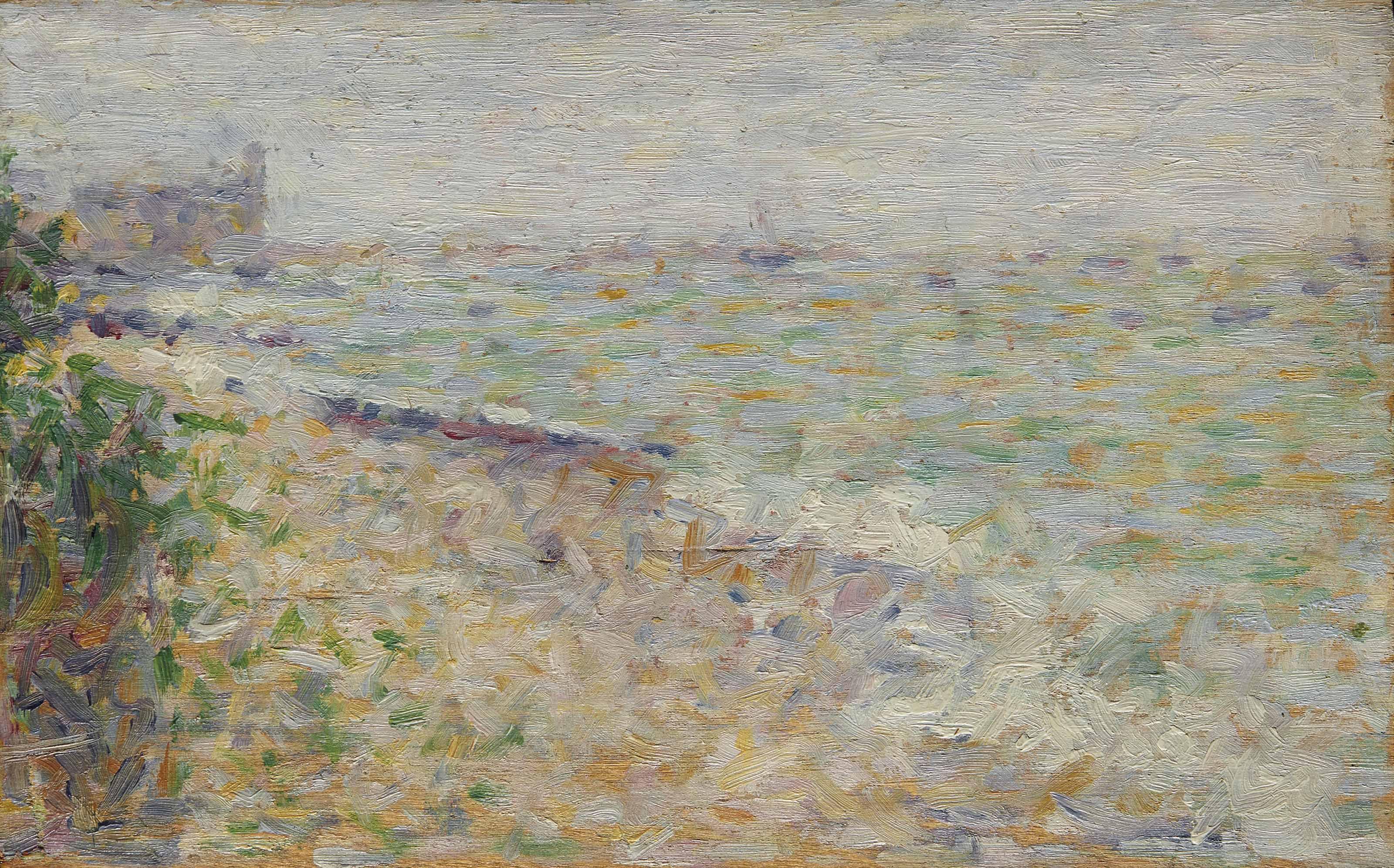 Georges Seurat - Le mouillage à Grandcamp