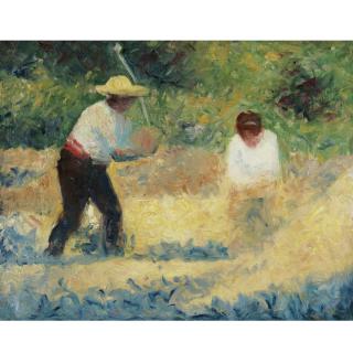 Georges Seurat - Le Tas De Pierres