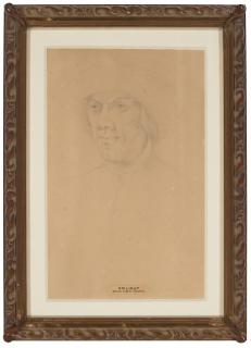 Georges Seurat - Portrait d\'homme, d\'après Holbein