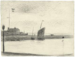 Georges Seurat - Un Soir, Gravelines