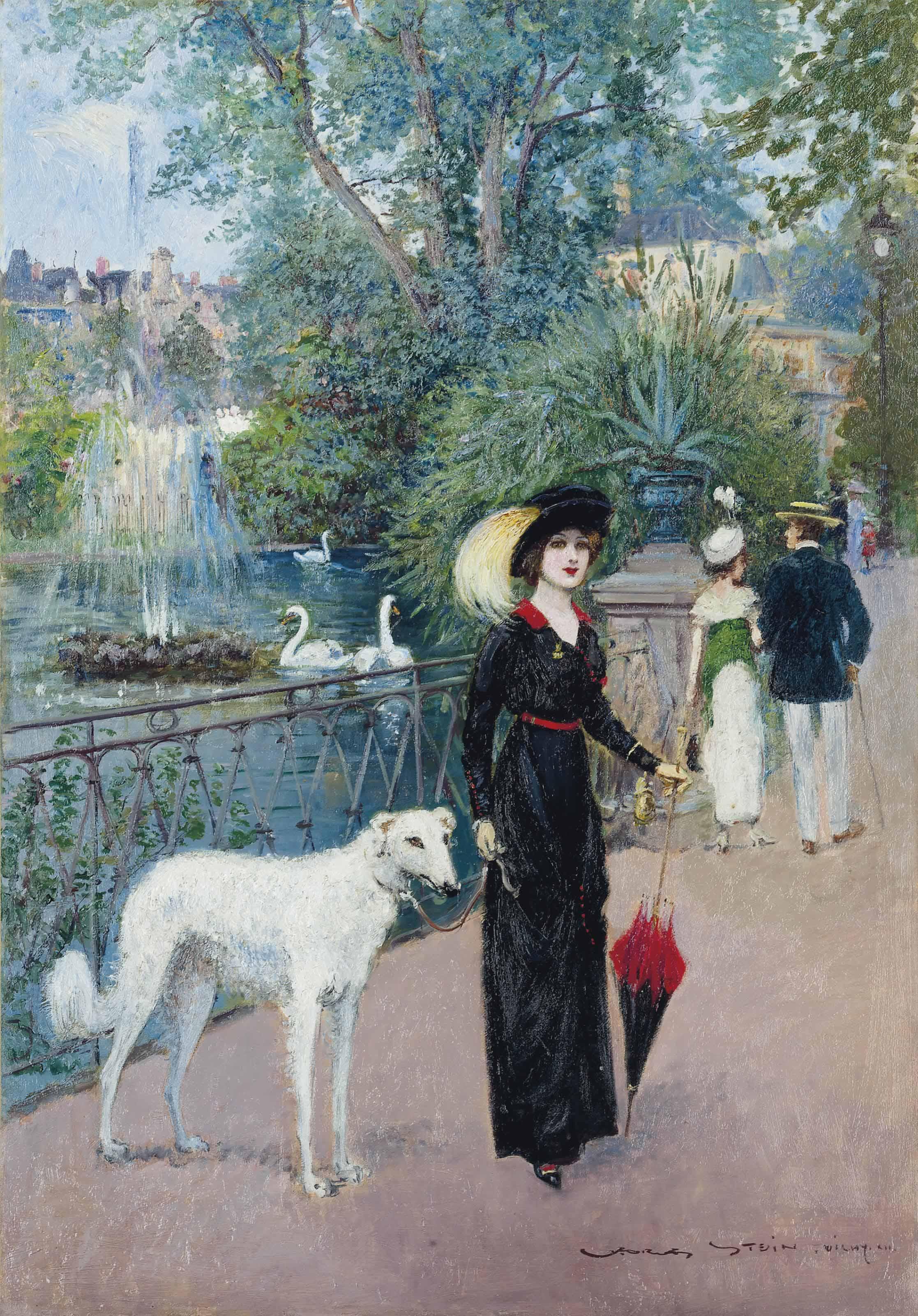 Georges Stein - A walk in the gardens