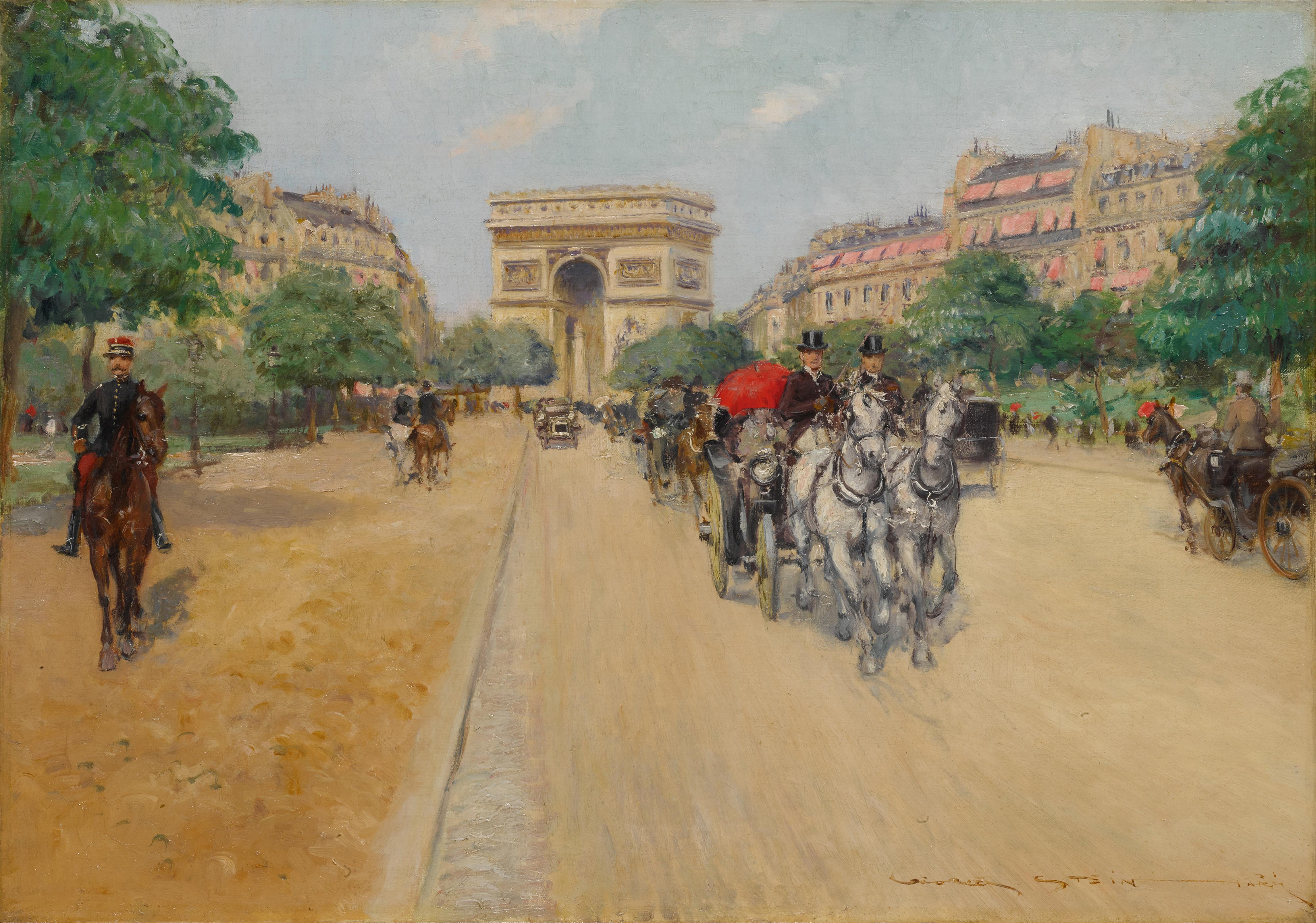 Georges Stein - Along the Champs-Élysées