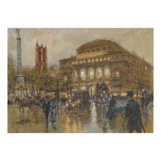 Georges Stein - Théâtre Du Châtelet And Tour St. Jacques, Paris
