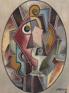 Georges Terzian - Violon au verre blanc