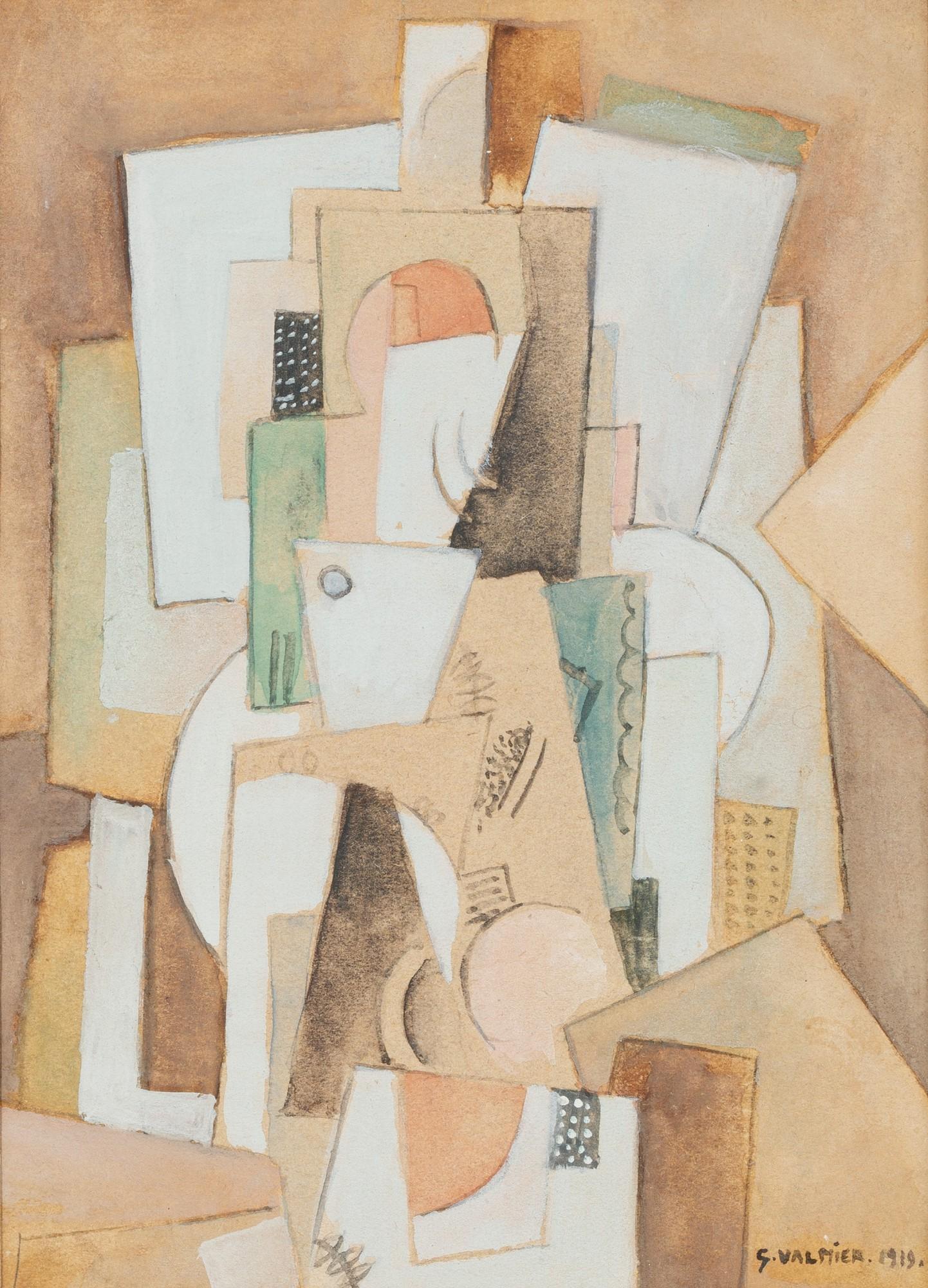 Georges Valmier - Figure assise