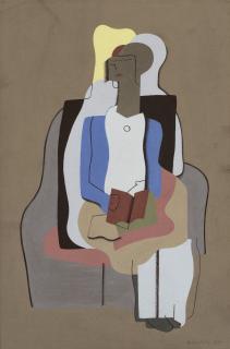 Georges Valmier - Jeune fille assise