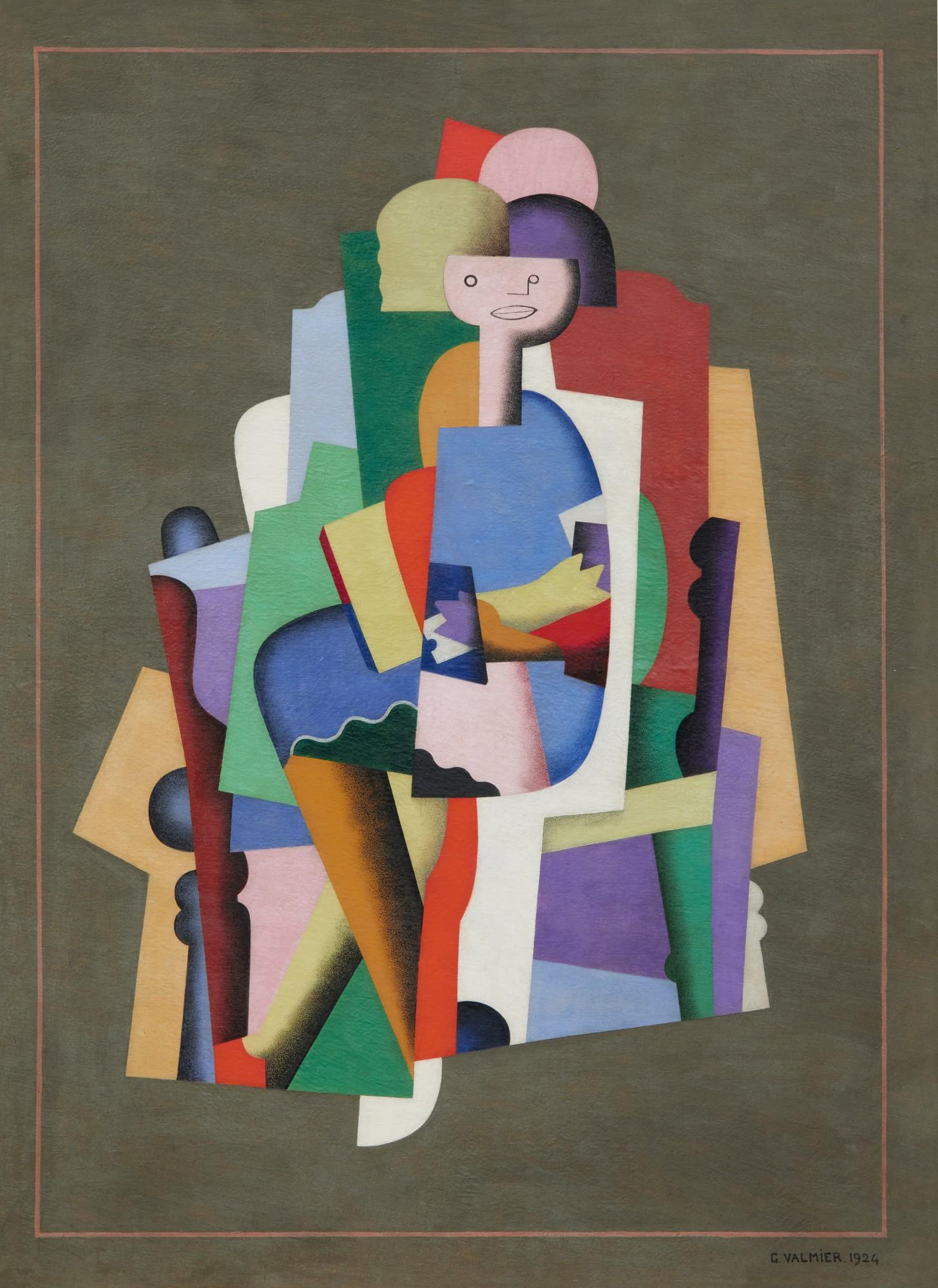 Georges Valmier - Jeune fille lisant