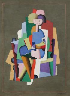 Georges Valmier - Jeune fille lisant