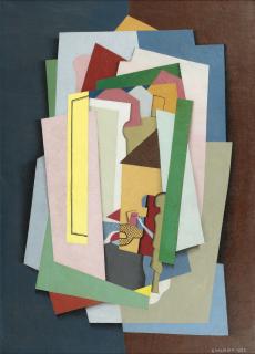 Georges Valmier - La Petite Fille Au Balcon (Fille De L\'Artiste)Signed \'G.Valmier\' And Dated \'1925\' (Lower Left), Oil On Canvas. Painted In 1925.