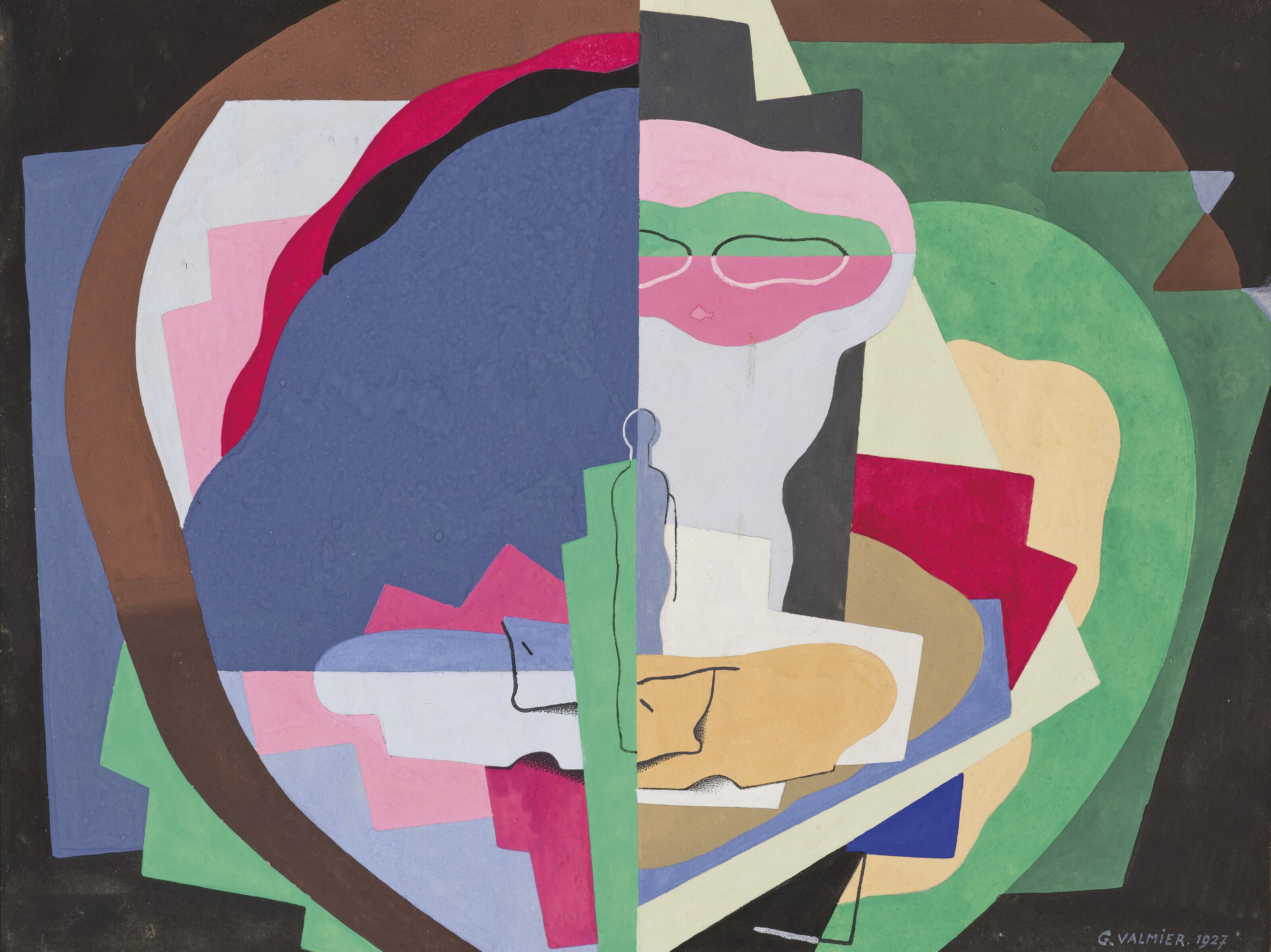 Georges Valmier - Les Bœufs dans la montagne