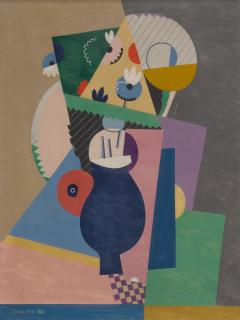 Georges Valmier - Pot De Fleurs