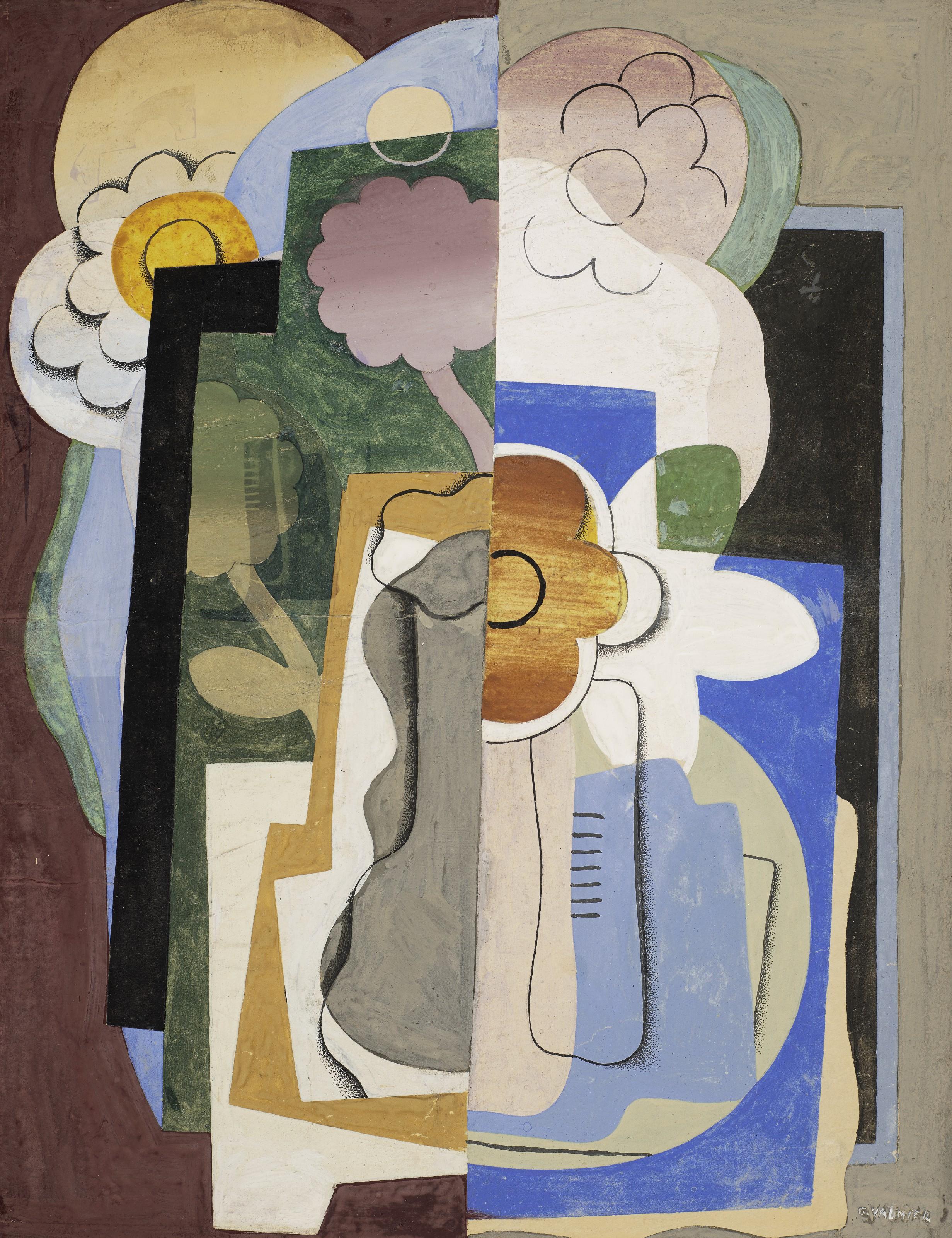 Georges Valmier - Vase De Fleurs