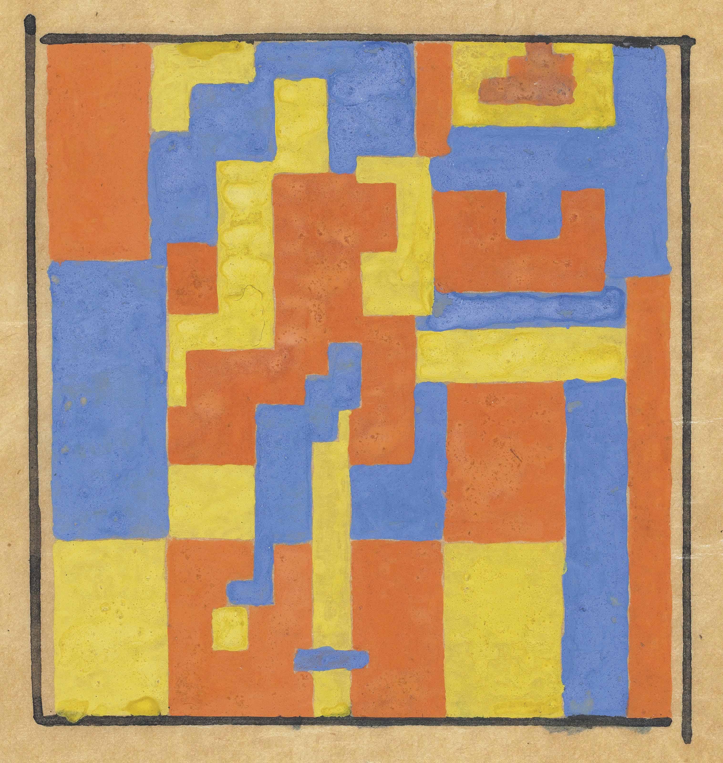 Georges Vantongerloo - Etude de couleurs