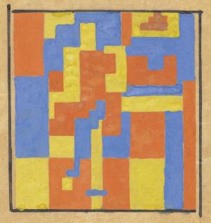 Georges Vantongerloo - Etude de couleurs