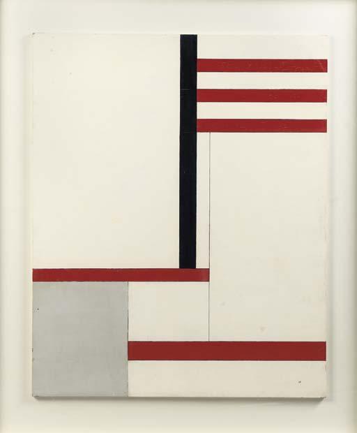 Georges Vantongerloo - Fonction de lignes-noir rouge