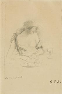 Georges-Victor Hugo - Au restaurant