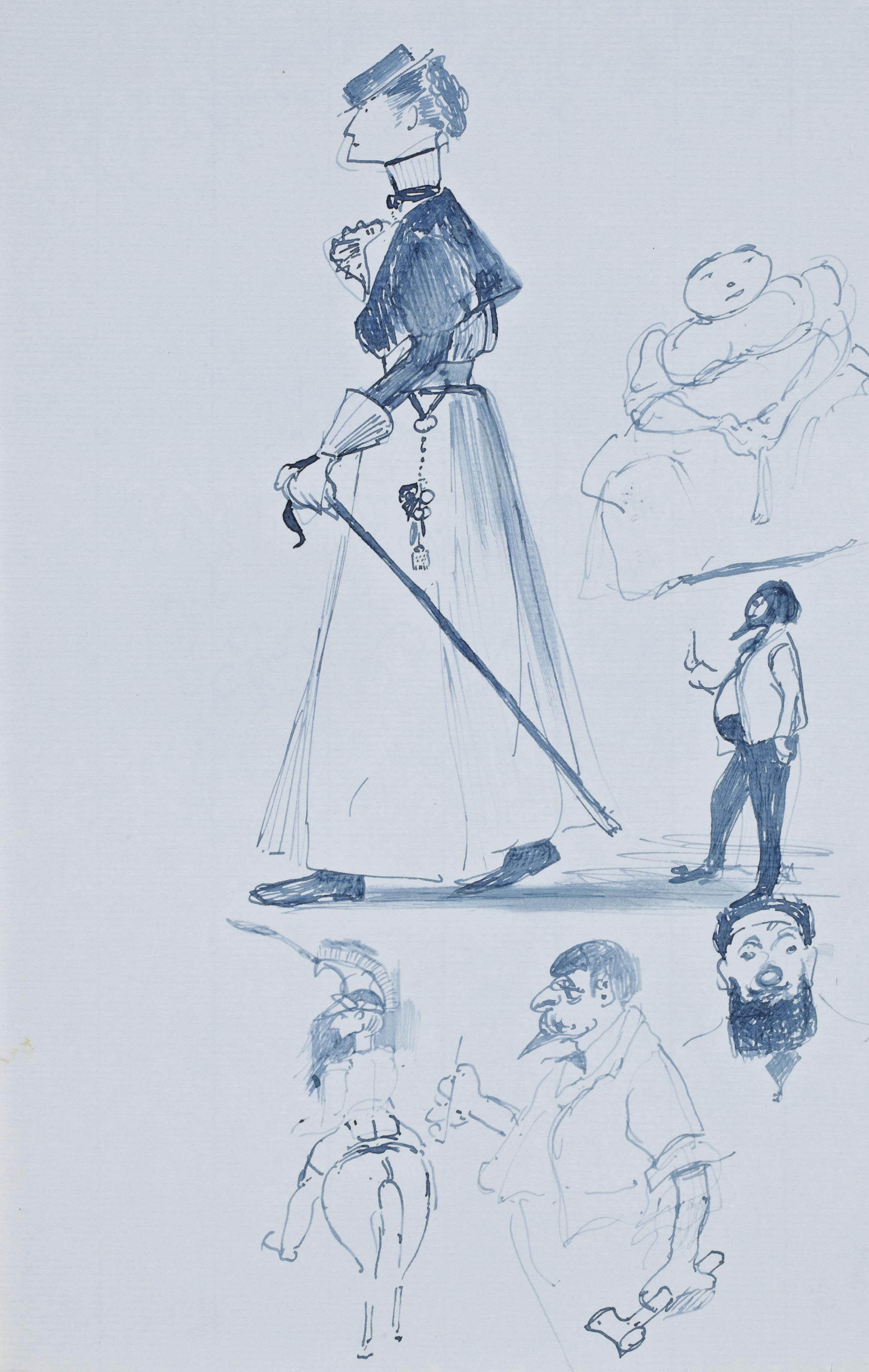 Georges-Victor Hugo - Caricatures