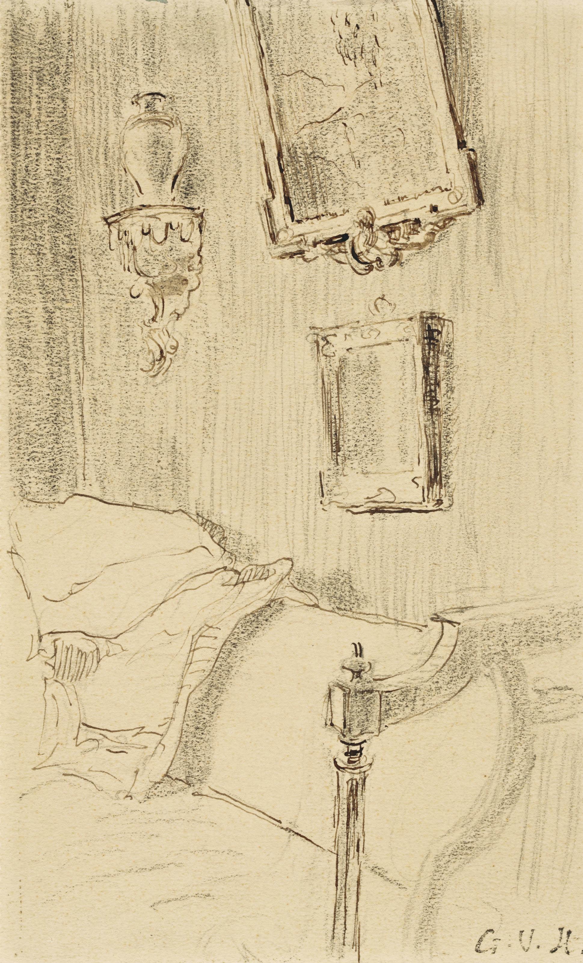 Georges-Victor Hugo - La chambre à coucher