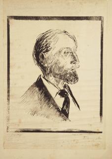 Georges-Victor Hugo - Portrait d\'homme de profil