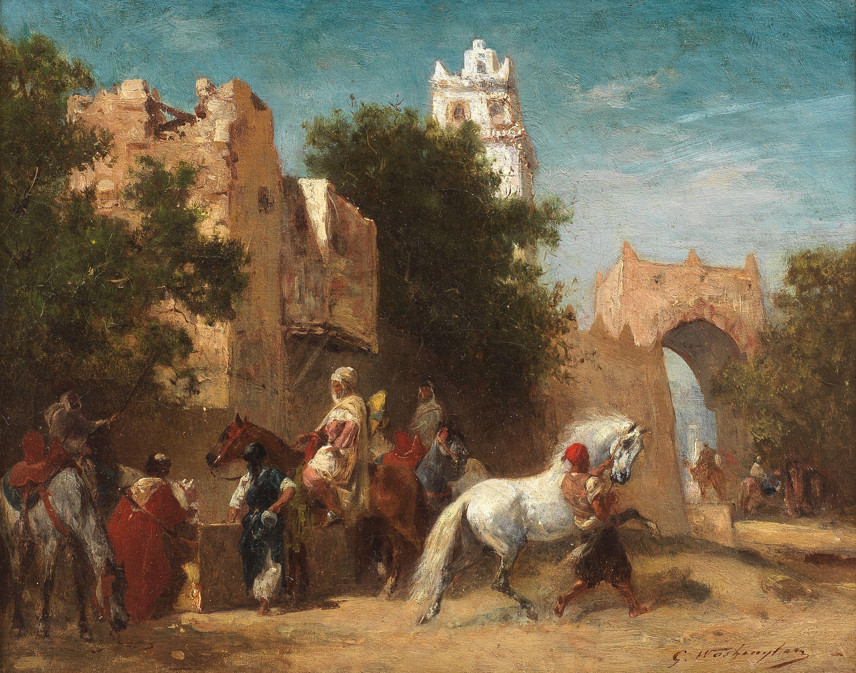 Georges Washington - A halt at the city walls