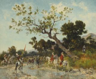 Georges Washington - French Cavaliers At An Oasis