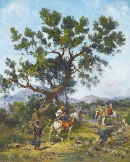 Georges Washington - French cavaliers Au Repos