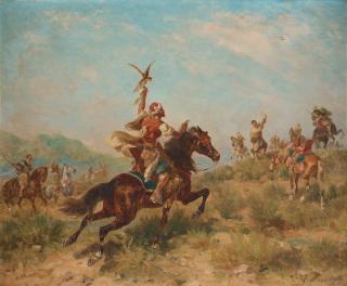 Georges Washington - The Falcon hunt