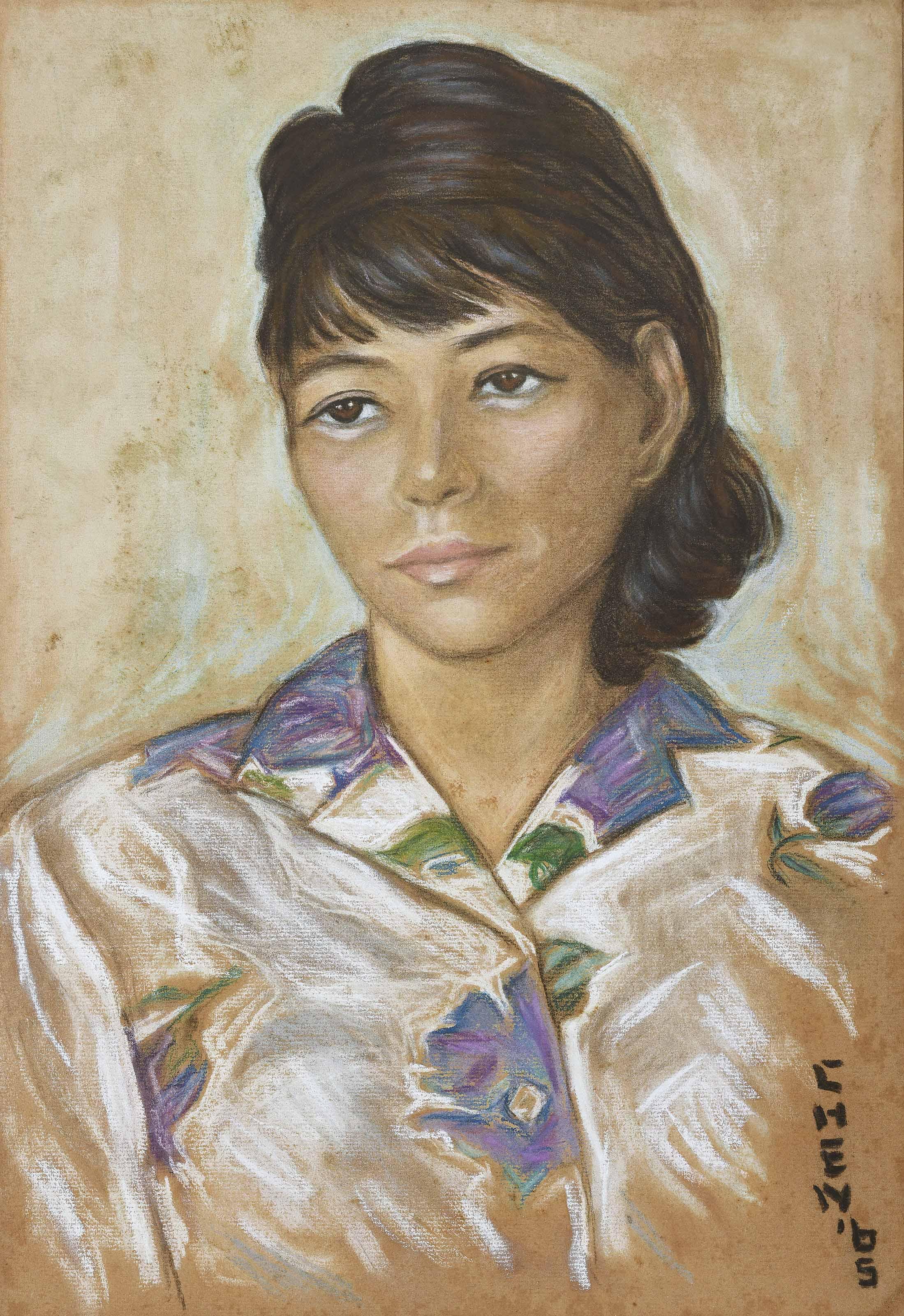 Georgette Chen - Portrait of Madam Tan Hong Siang