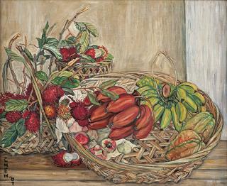 Georgette Chen - Still Life with Tropical Fruits