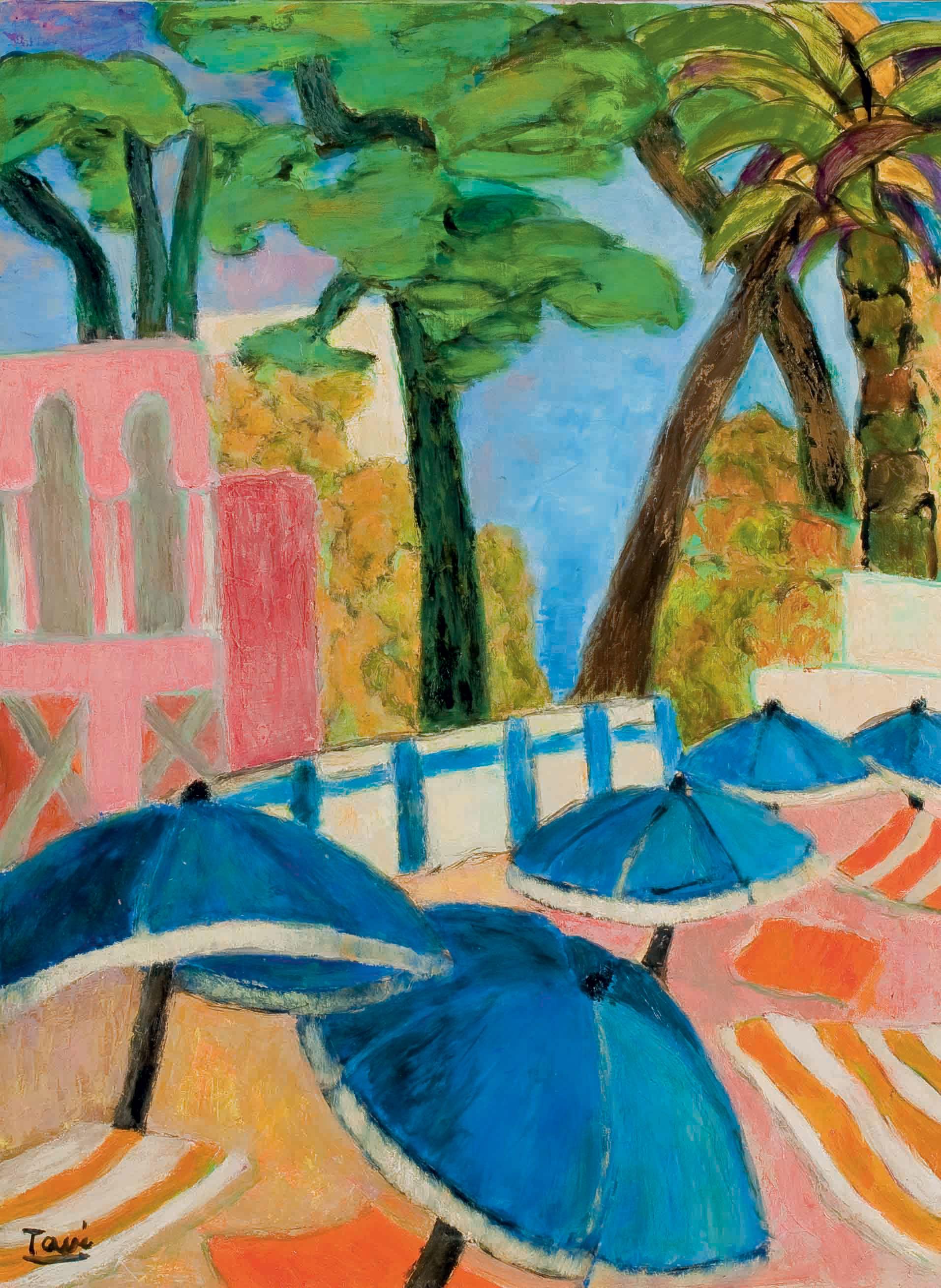 Georgette Tave - La maison mauresque à Juan