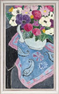 Georgette Tavé - Les anémones au cashmere