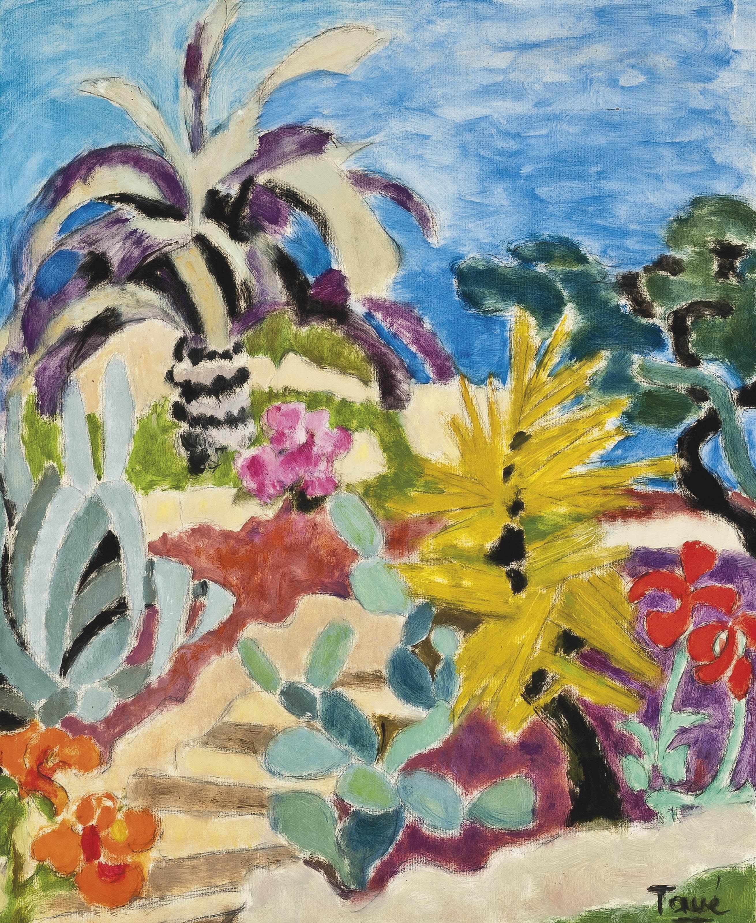 Georgette Tavé - Palm trees