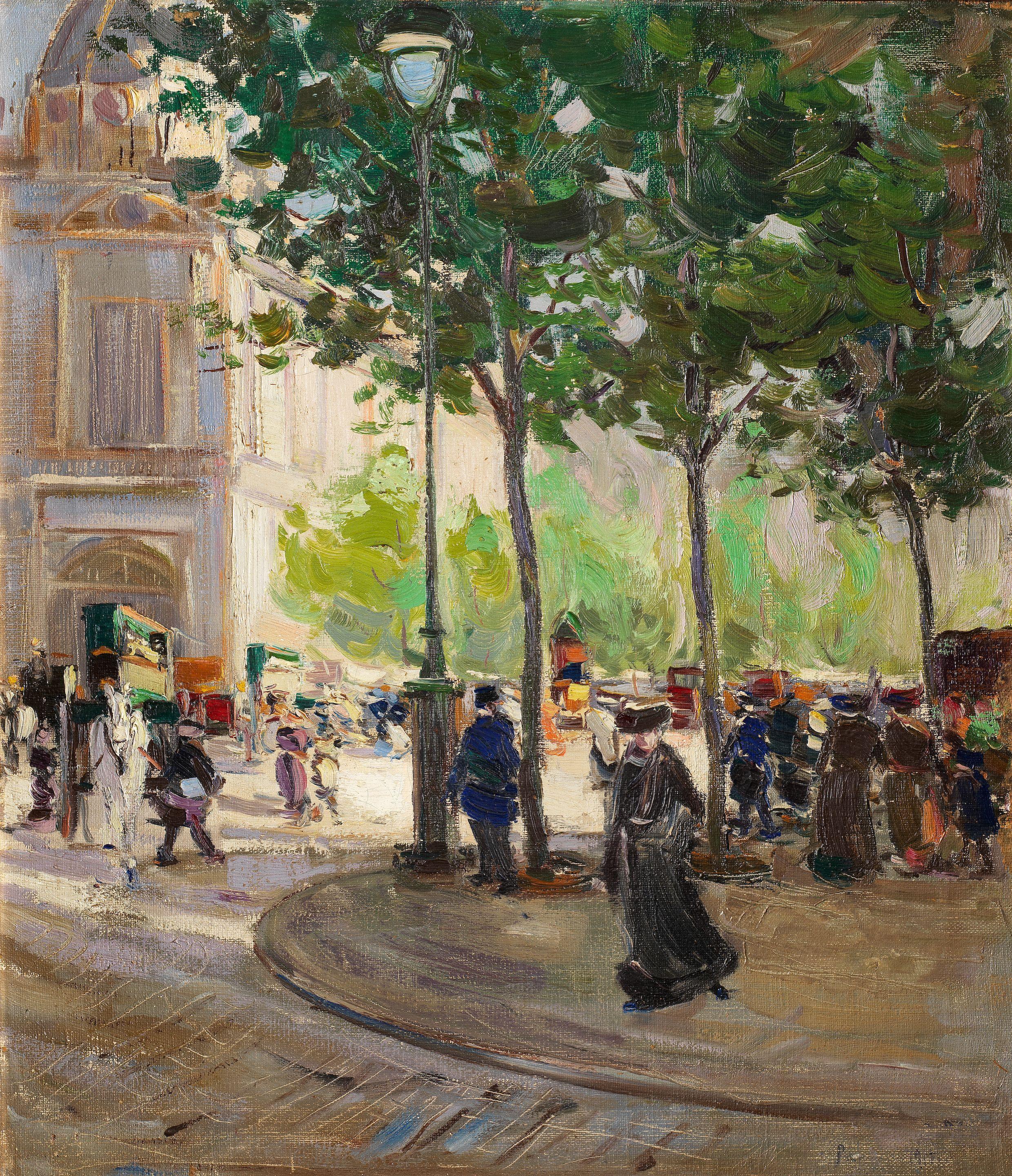 Georgi Alexandrovich Lapchine - Parisian scene