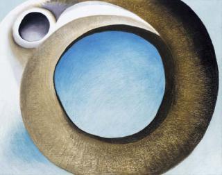 Georgia O\'Keeffe - Goat\'s Horns with Blue