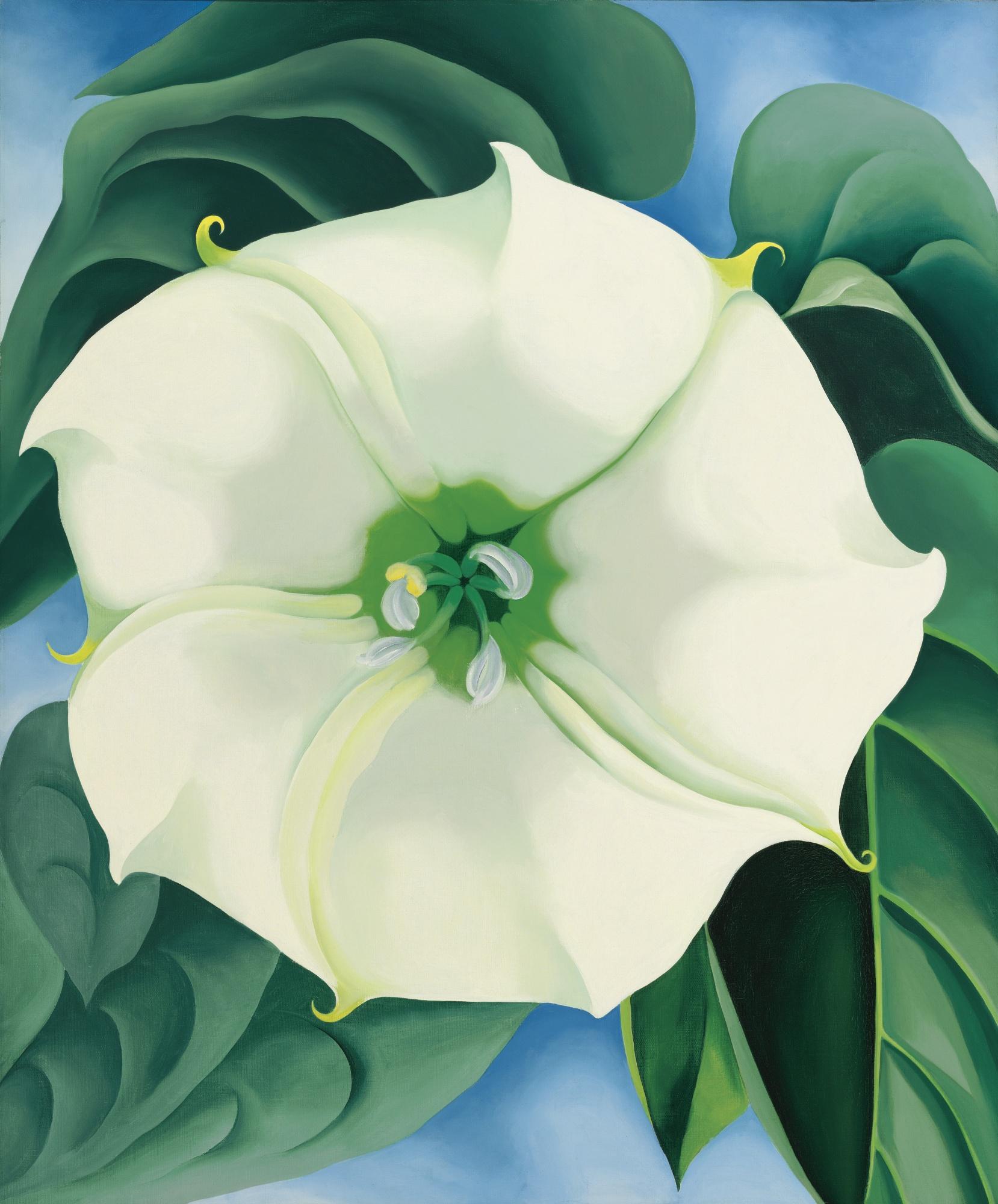Georgia O\'Keeffe - Jimson Weed/White Flower No. 1