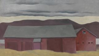 Georgia O\'Keeffe - Lake George Barn (Lake George Barns)